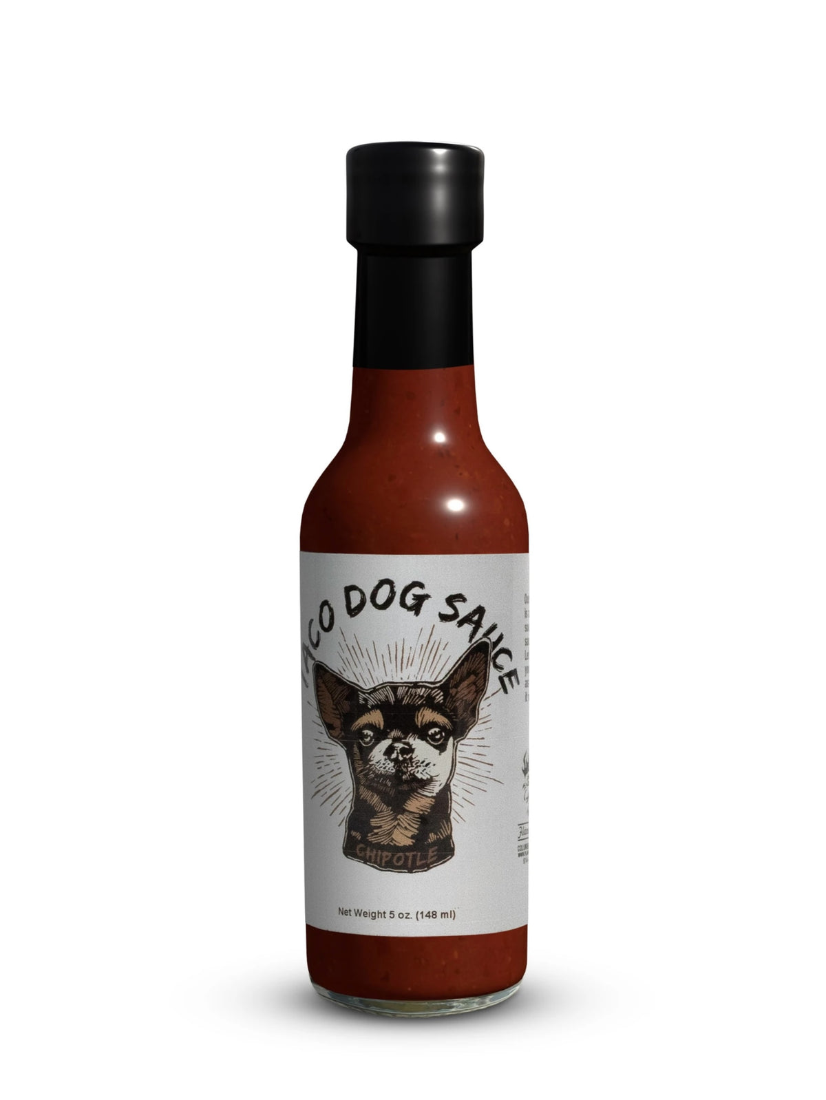 Flavor & Fire Taco Dog Sauce bottle label image
