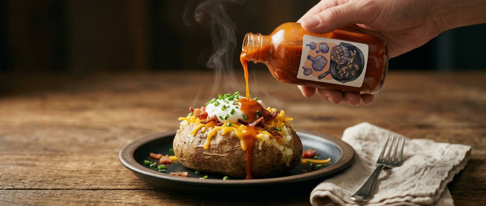 Roasted Garlic Hot Sauce (4 oz.)