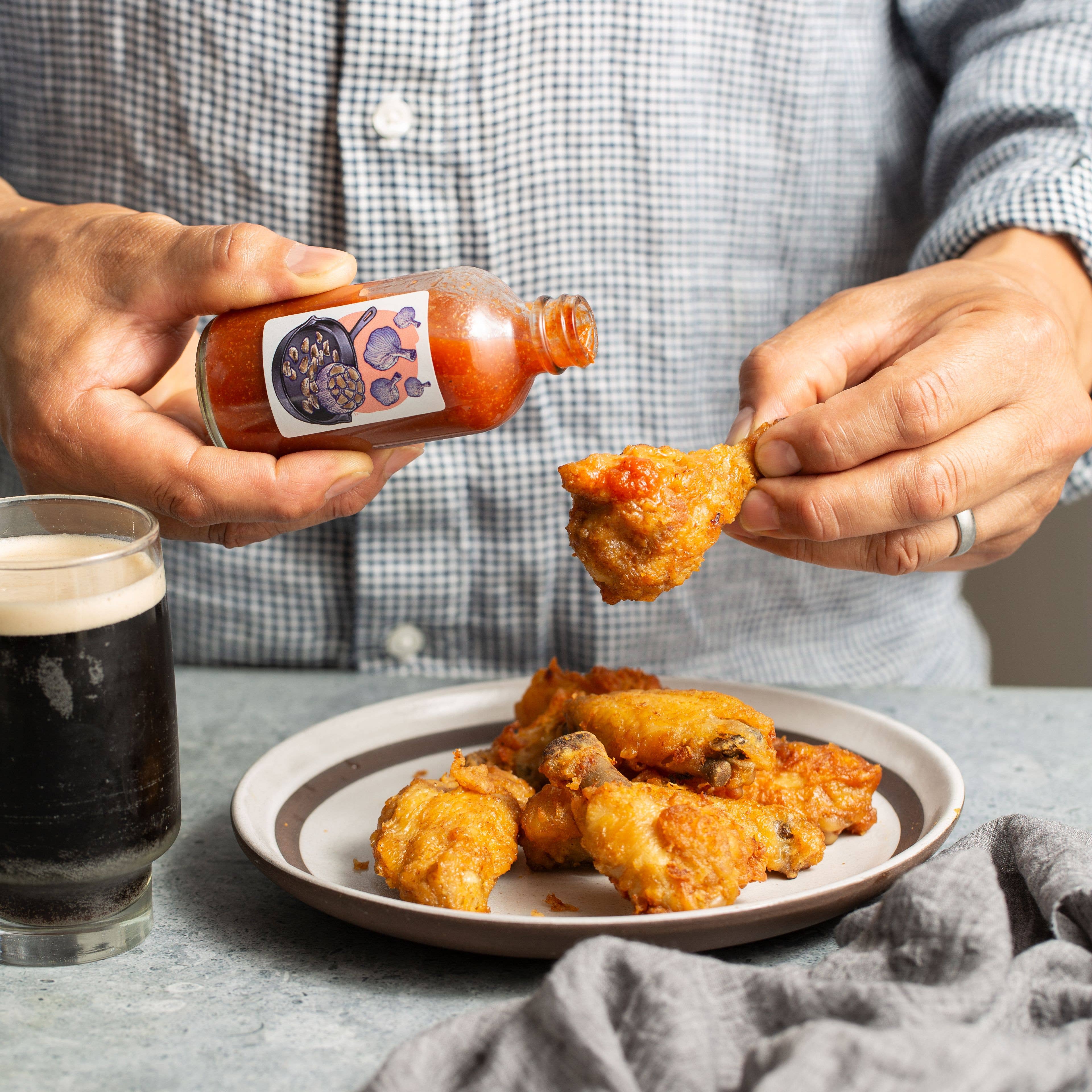 Roasted Garlic Hot Sauce (4 oz.)