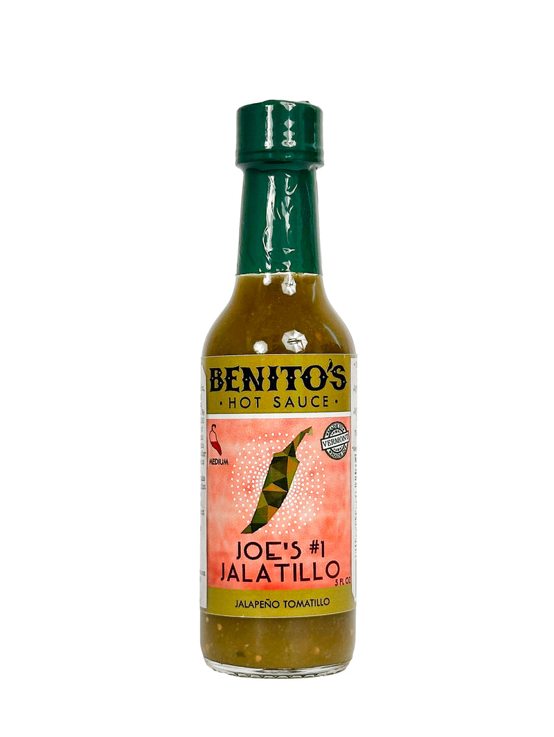Benito's Joe's #1 Jalatillo Hot Sauce bottle